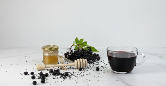 czarnuszka i czarny bez