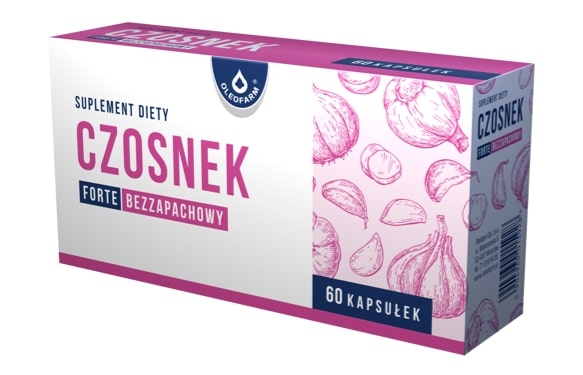 Czosnek forte bezzapachowy, 60 kapsułek