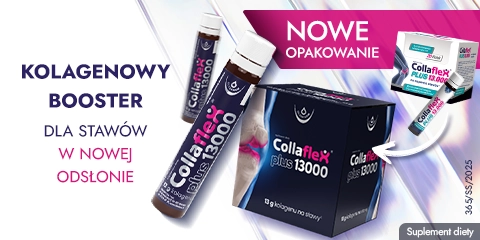 Baner poznaj nowe opakowanie collaflex plus shot