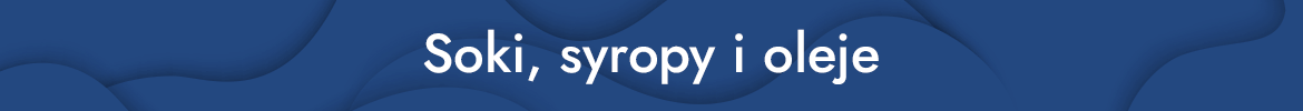 baner promocyjny soki syropy oleje
