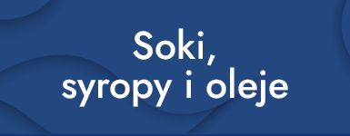 baner promocyjny soki syropy oleje