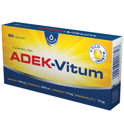 packshot ADEK-Vitum, 60 kapsułek
            