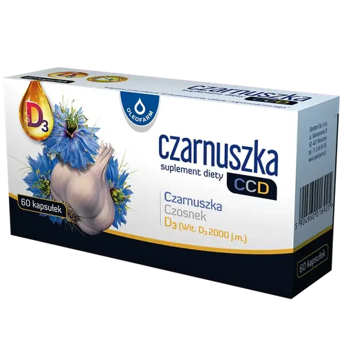 packshot Czarnuszka CCD, 60 kapsułek
            