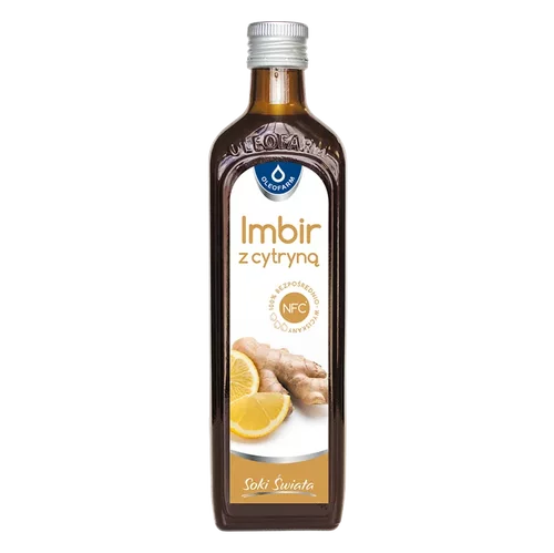 packshot Sok Imbir z cytryną, 490 ml
          