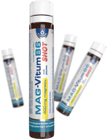 magvitum b6 shot magnez w formie shota