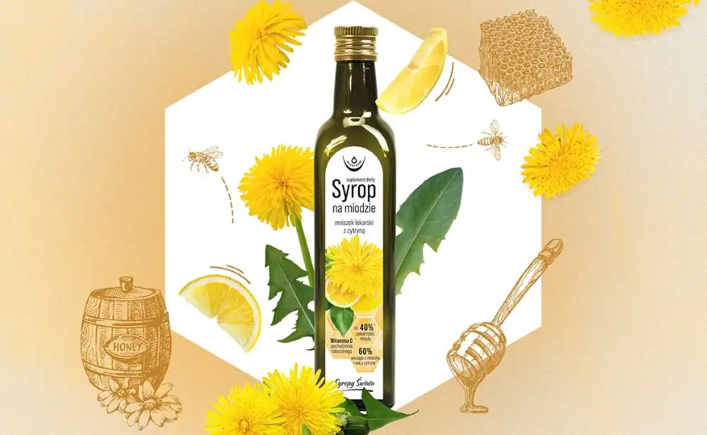 syrop na miodzie mniszek lekarski