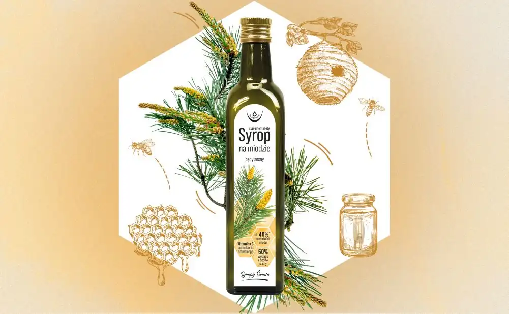 syrop na miodzie pędy sosny