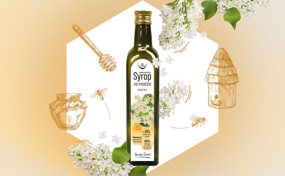 syrop na miodzie kwiat bzu syrop na miodzie kwiat bzu