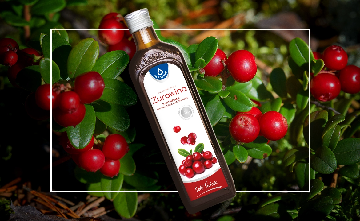sok z żurawiny z naturalną witaminą C