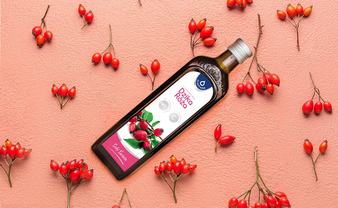 baner sok z dzikiej róży z witaminą C
