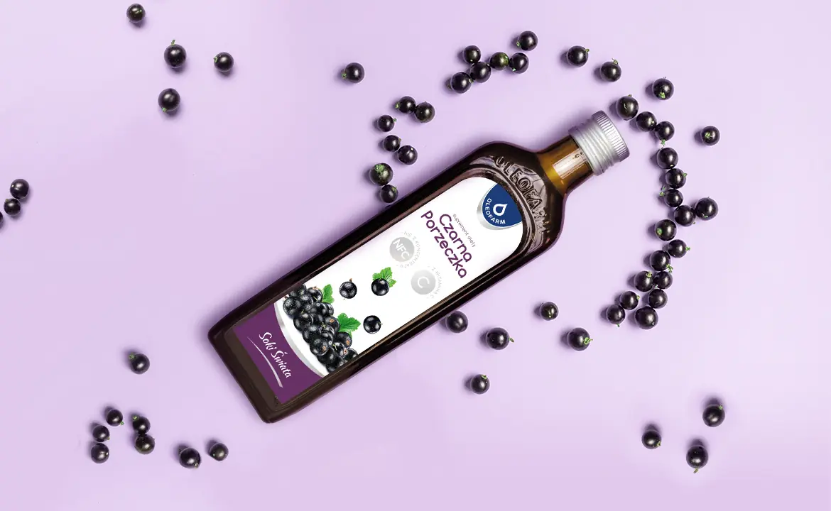 baner sok z czarnej porzeczki z witaminą C