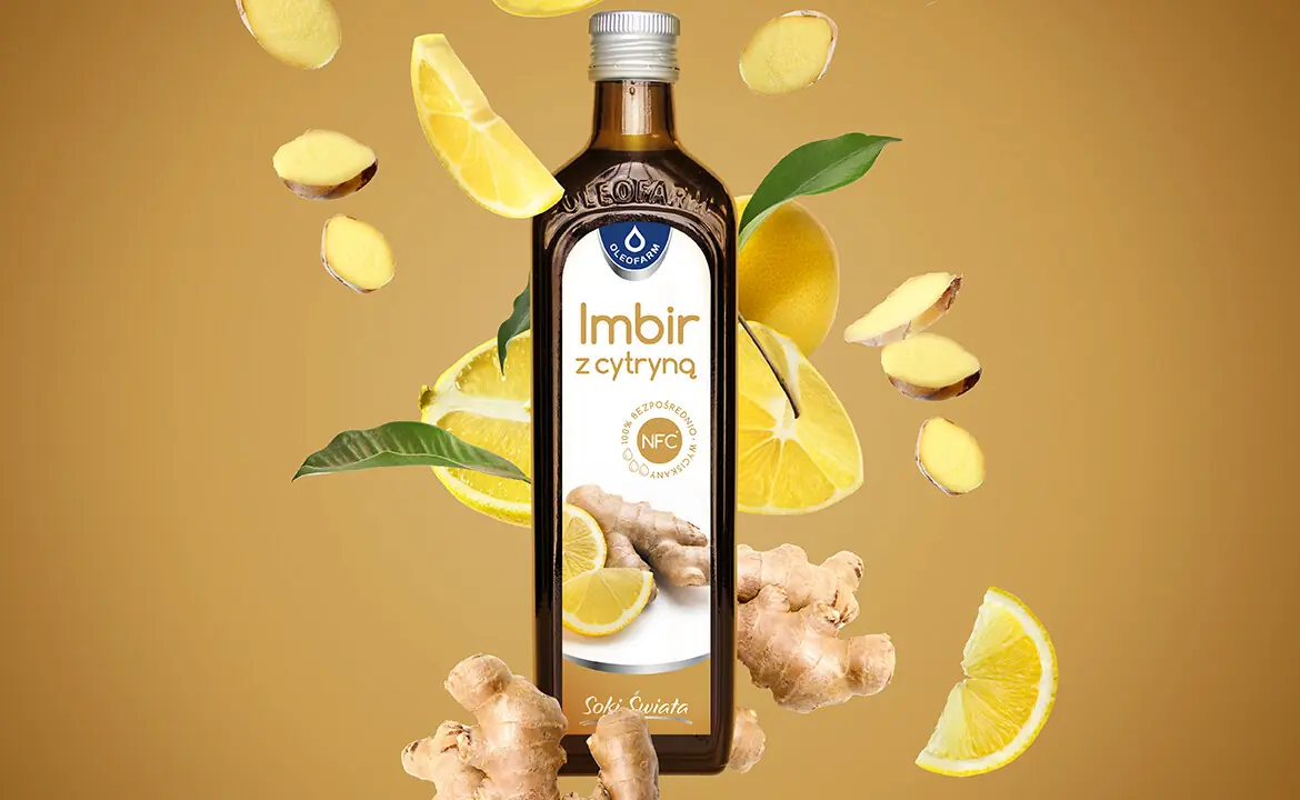baner sok imbir z cytryną