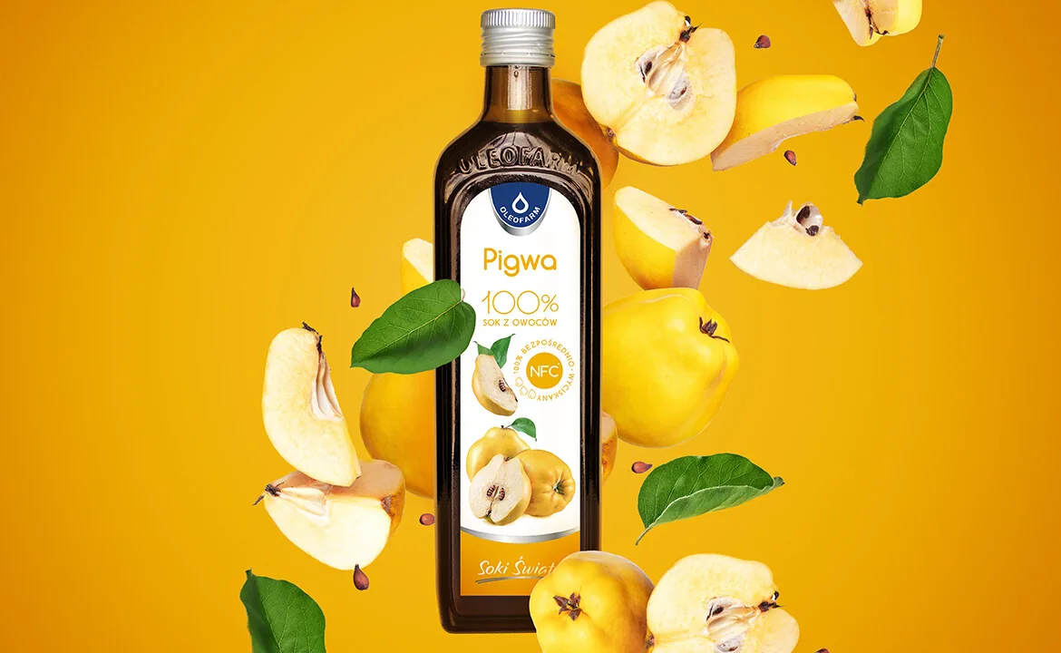 baner sok z owoców pigwy 490ml