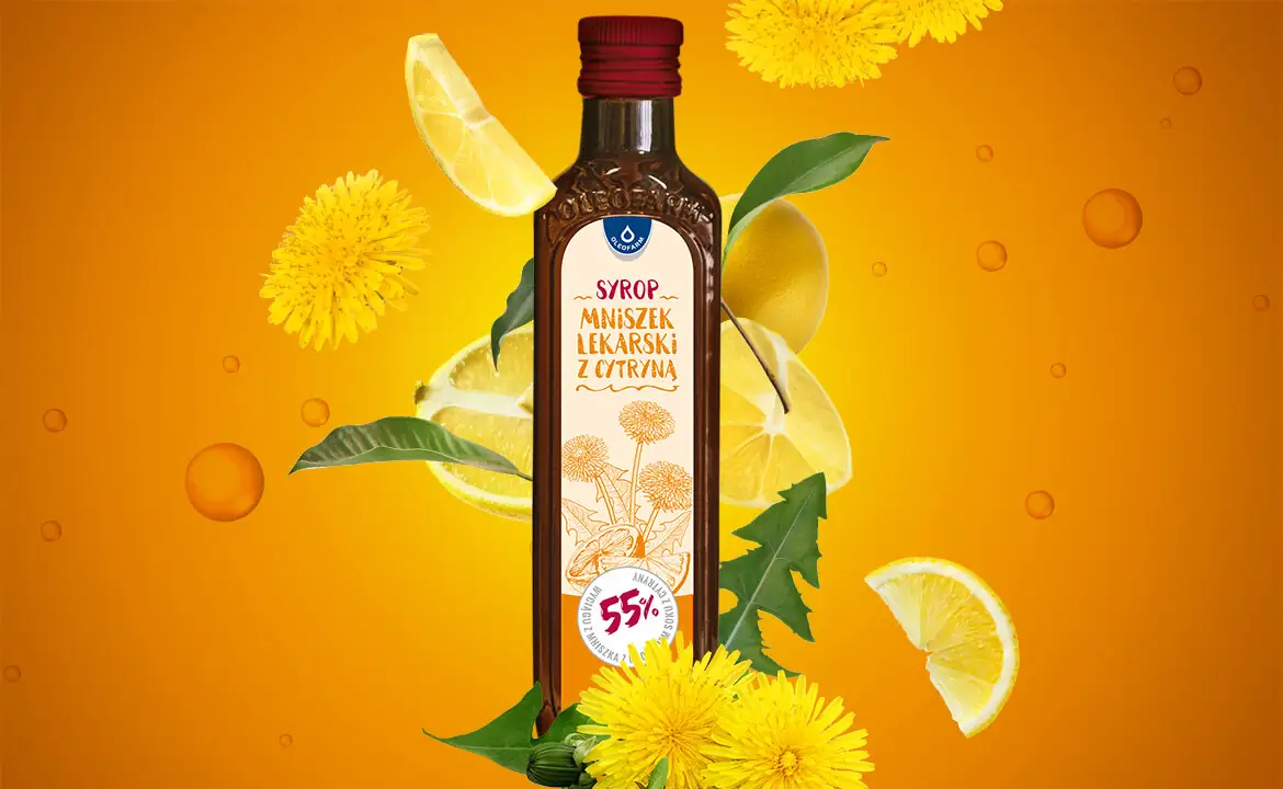 baner syrop z mniszka lekarskiego z cytryną