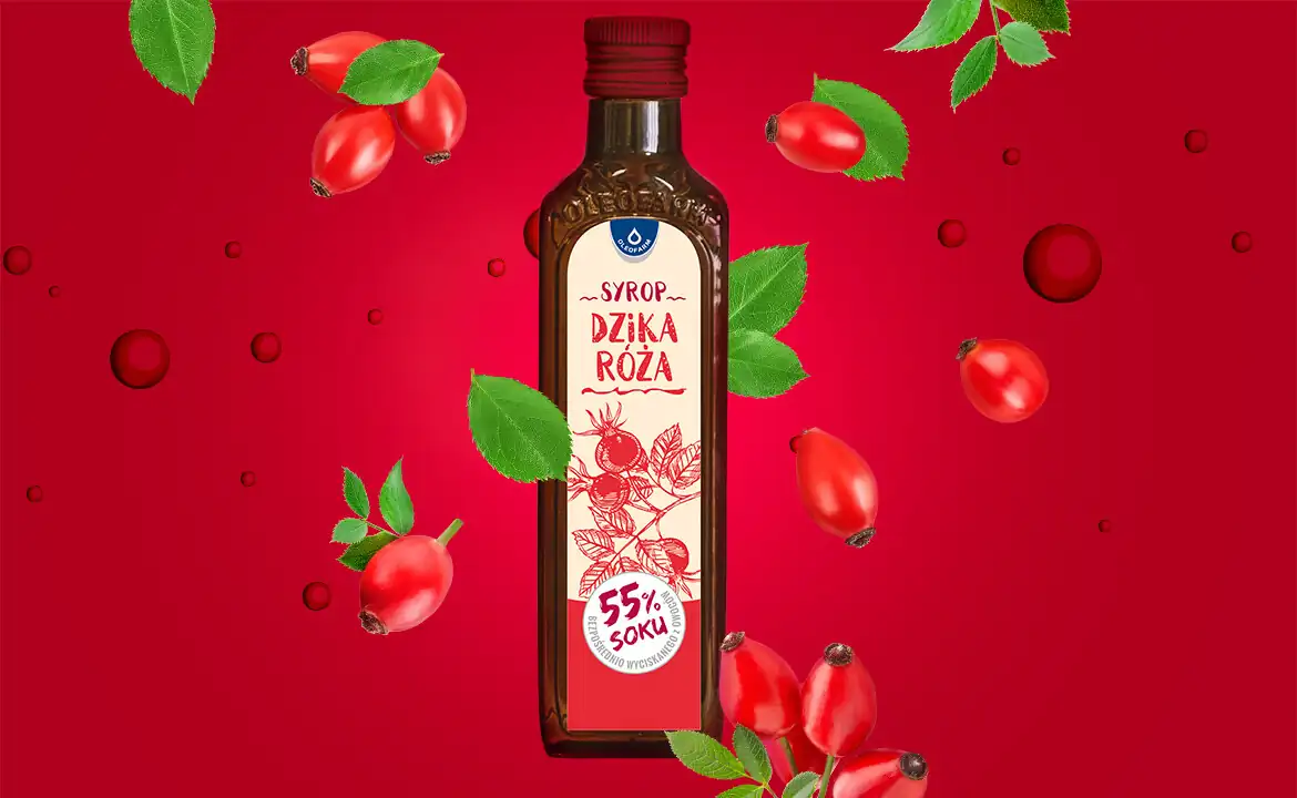 baner syrop z dzikiej róży 250 ml