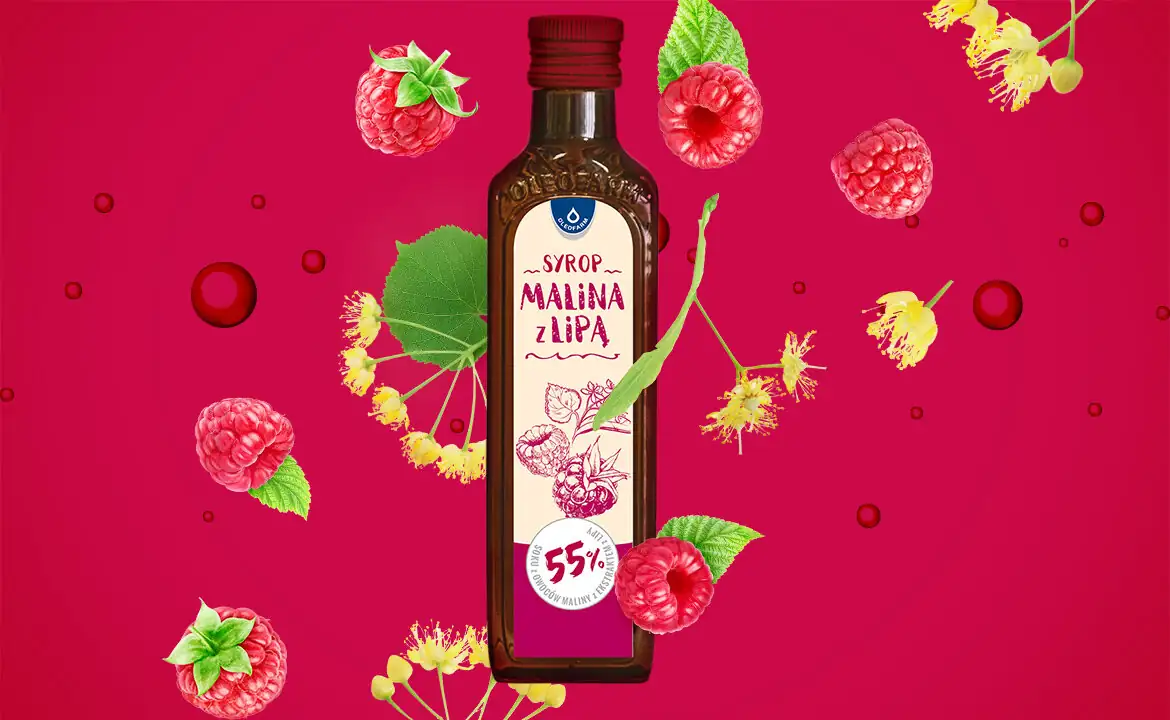 baner syrop malina z lipą