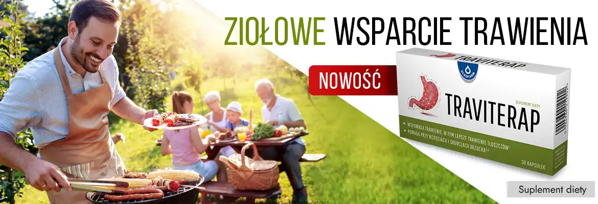 baner ziołowe wsparcie trawienia traviterap