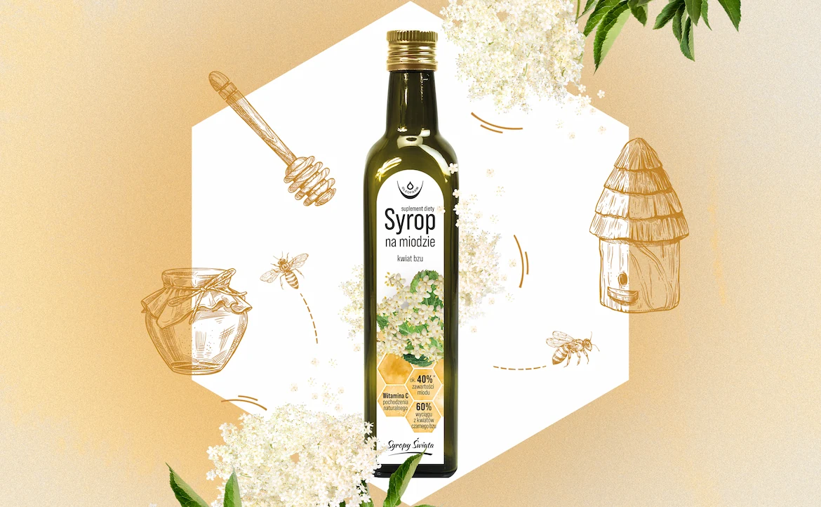 syrop na miodzie kwiat bzu