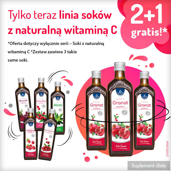 Zestawy soków z naturalną witaminą C