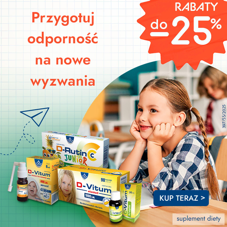 Promocja na suplementy diety na odporność dla dzieci