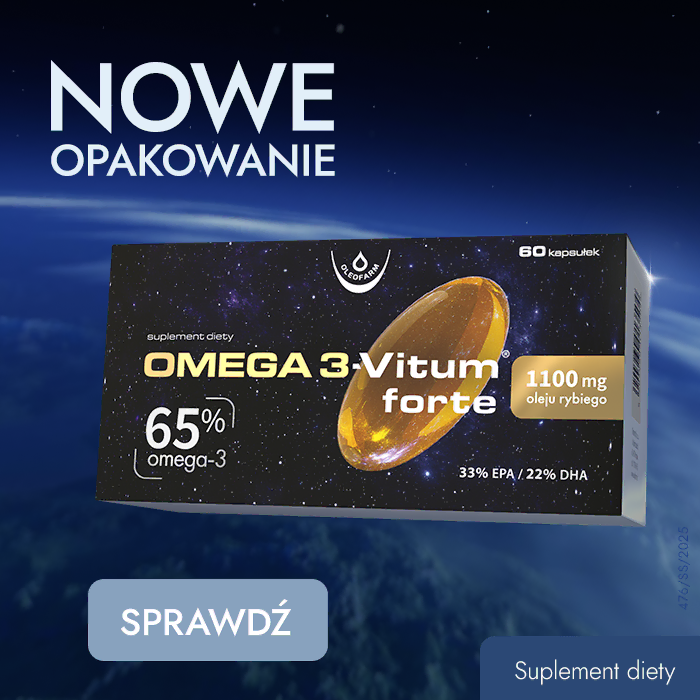 Nowe opakowanie Omega 3 Vitum Forte