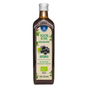 100% sok ekologiczny aronia, 490 ml