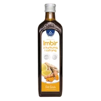 Imbir z cytryną i kurkumą, sok z imbiru, kurkumy i cytryny z witaminą C 490 ml