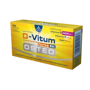 D-Vitum forte Max Osteo, 60 tabletek