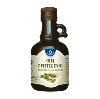 Olej z pestek dyni tłoczony na zimno 250 ml