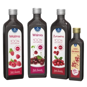 Chwila wytchnienia - zestaw 3 soków + 1 syrop