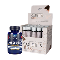 Zestaw 20 x Collatris Beauty SHOT 13000 mg + Destresan noc z melatoniną, 60 żelków