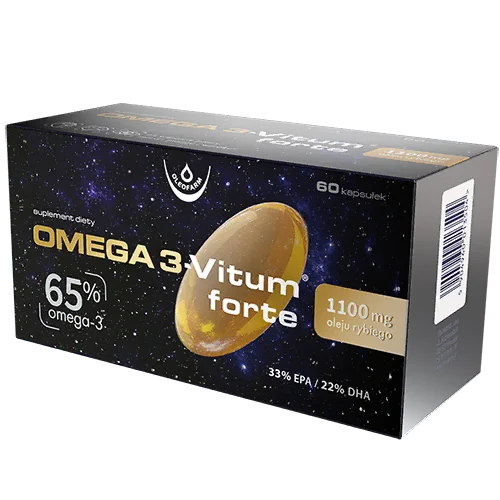 Omega 3 - Vitum forte, 60 kapsułek 