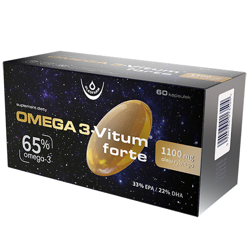 Omega 3 - Vitum forte, 60 kapsułek 