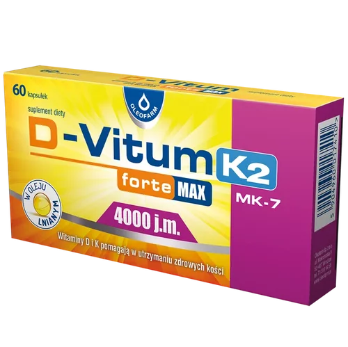 D-Vitum forte Max 4000 j.m. K2 – 60 kaps.