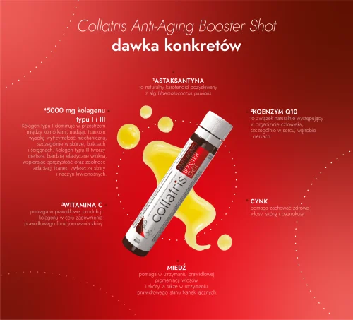 Zestaw Collatris Anti-Aging Booster SHOT, 20 fiolek