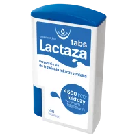 Lactaza Tabs - enzym laktaza 100 tabletek