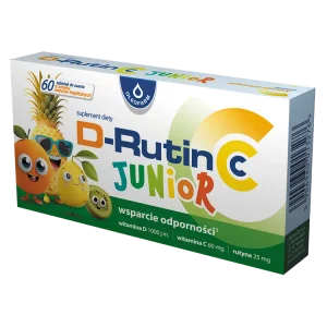 D-Rutin CC Junior rutyna witamina C i D, 60 tabletek