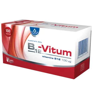 B12-Vitum, witamina B12, 100 kapsułek