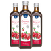 Zestaw 3x sok z owoców granatu z naturalną witaminą C, 3 x 490 ml