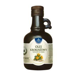 Olej krokoszowy tłoczony na zimno, 250 ml