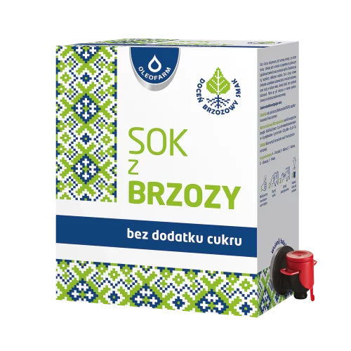 Sok z brzozy bez dodatku cukru, 3000 ml