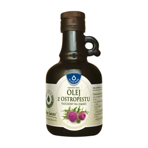 Olej z ostropestu tłoczony na zimno, 250 ml