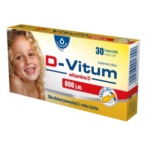 D-Vitum witamina D 800 j.m., 30 kapsułek twist-off
