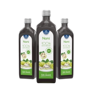 Zestaw 3 x Noni - 100% sok NFC z owoców noni z witaminą C, 3 x 490 ml