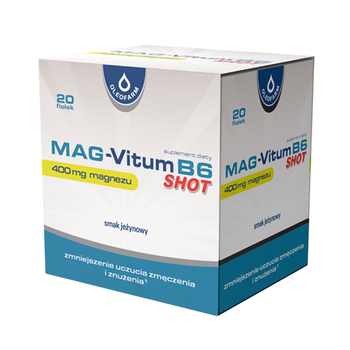 Zestaw Mag-Vitum B6 SHOT, 20 fiolek