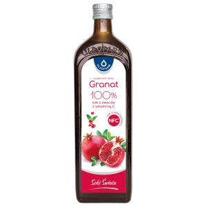 Granat - 100 % sok NFC z owoców granatu z witaminą C, 980 ml