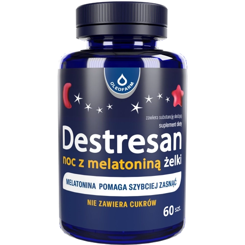 Destresan noc z melatoniną, 60 żelków