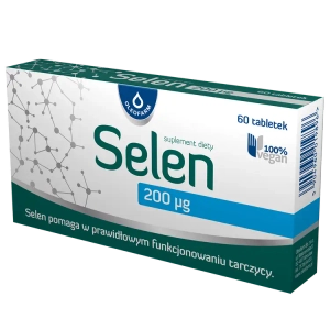 Selen 200 µg, 60 tabletek