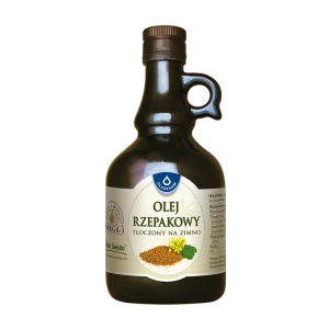 Olej rzepakowy tłoczony na zimno, 500 ml