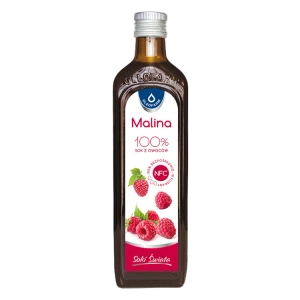 Malina - 100% sok NFC z owoców malin, 490 ml